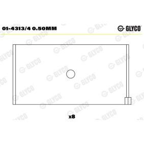 Achetez des Coussinet de bielle GLYCO 01-4313/4 0.50mm à prix pour 29,68 €