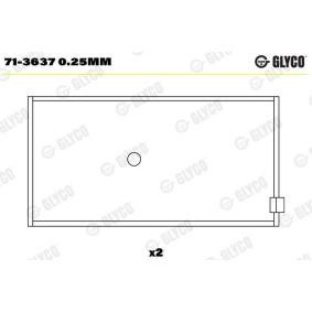 Köp Vevstakslager av GLYCO 71-3637 0.25mm till det låga priset 674,88 kr