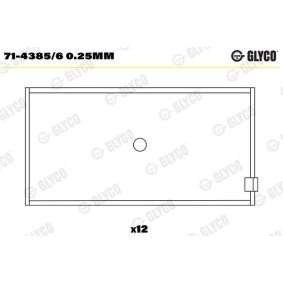 Köp Vevstakslager av GLYCO 71-4385/6 0.25mm till det låga priset 1561,17 kr