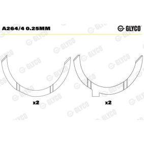 Köp Distansskiva, vevaxel av GLYCO A264/4 0.25mm till det låga priset 355,75 kr