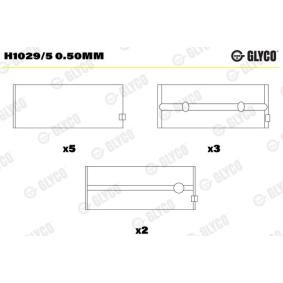 Acquista Bronzine di banco da GLYCO H1029/5 0.50mm a buon mercato per soli 54,49 €