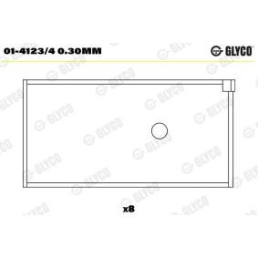 Köp Vevstakslager av GLYCO 01-4123/4 0.30mm till det låga priset 318,77 kr