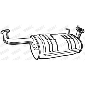 Mittelschalldämpfer 17602