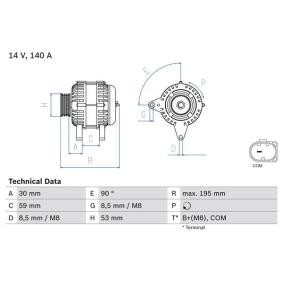 Lichtmaschine 0 986 083 790