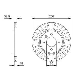 Bremsscheibe 0 986 479 U09