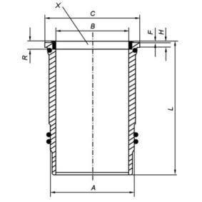 Köp Cylinderfoder av MAHLE ORIGINAL 005 WN 09 00 till det låga priset 1647,72 kr