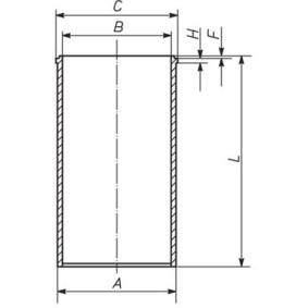 Zylinderlaufbuchse 007 WV 56 00