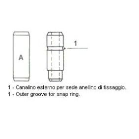 Achetez des Guide de soupape METELLI 01-2489 à prix pour 45,17 €