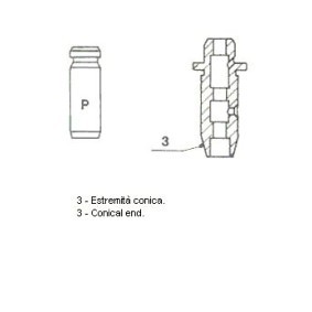 Achetez des Guide de soupape METELLI 01-S2821 à prix pour 42,01 €