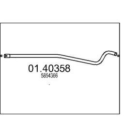 Abgasrohr 01.40358