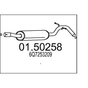 Mittelschalldämpfer von MTS 01.50258