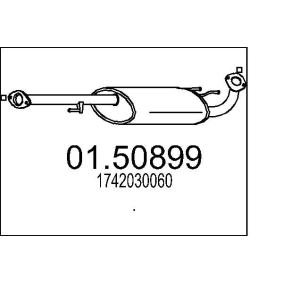 Mittelschalldämpfer 01.50899