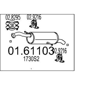 Endschalldämpfer 01.61103 von MTS günstig für 68,82 € online kaufen