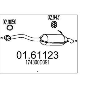 Endschalldämpfer 01.61123