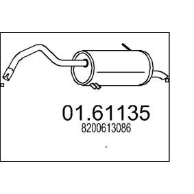 Endschalldämpfer 01.61135
