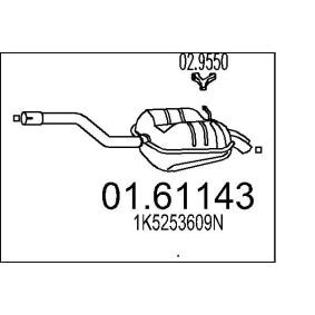 Endschalldämpfer 01.61143