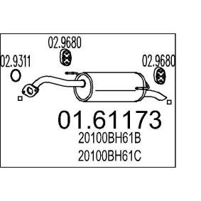Endschalldämpfer 01.61173 von MTS günstig für 90,52 € online kaufen