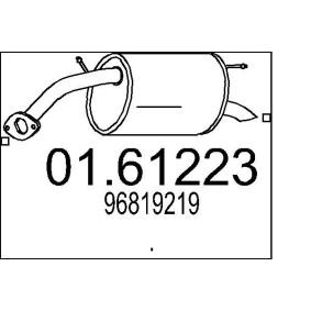 Endschalldämpfer 01.61223 CHEVROLET SPARK von MTS