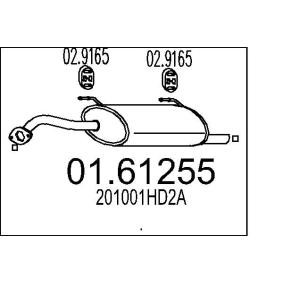 Endschalldämpfer 01.61255 von MTS günstig für 64,99 € online kaufen