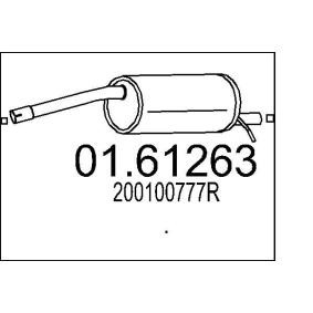 Endschalldämpfer 01.61263 RENAULT DUSTER von MTS