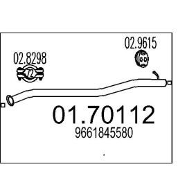 Abgasrohr 01.70112