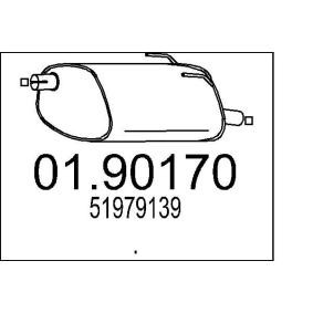 Endschalldämpfer 01.90170 von MTS günstig für 65,65 € online kaufen
