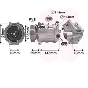 Acquista Compressore aria condizionata da VAN WEZEL 0100K145 a buon mercato per soli 846,11 €