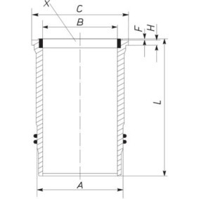 Zylinderlaufbuchse 014 WV 04 00