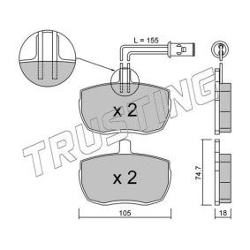 Acquista Kit pastiglie freni da TRUSTING 018.1 a buon mercato per soli 89,37 €