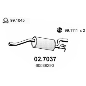 Endschalldämpfer 02.7037