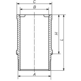 Köp Cylinderfoder av MAHLE ORIGINAL 021 WN 23 01 till det låga priset 951,76 kr