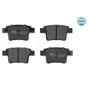 Comprar Juego de pastillas de freno de MEYLE 025 242 6017 a bajo precio de 29,67 €