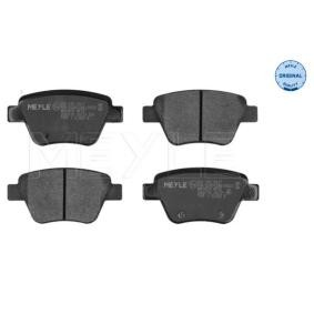Achetez des Plaquettes de frein MEYLE 025 245 6317 à prix pour 28,21 €