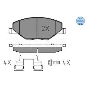 Achetez des Plaquettes de frein MEYLE 025 256 8118 à prix pour 31,83 €