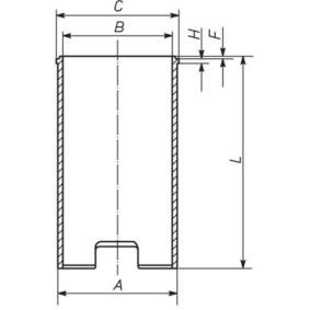 Osta Sylinteriputki MAHLE ORIGINAL:llä 029 WV 13 00 edullisesti hintaan 47,98 €