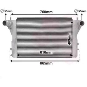 Kjøp Intercooler av VAN WEZEL 03004386 til den lave prisen 5482,85 NOK