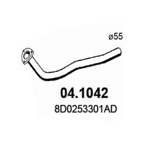 Abgasrohr von ASSO 04.1042