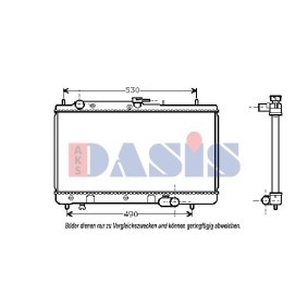 Achetez des Bride de liquide de refroidissement AKS DASIS 045002N à prix pour 19,22 €