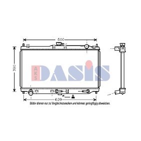 Achetez des Bride de liquide de refroidissement AKS DASIS 045031N à prix pour 17,63 €