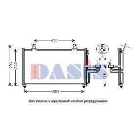 Achetez des Bride de liquide de refroidissement AKS DASIS 045041N à prix pour 39,29 €