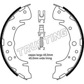 Comprar Juego de zapatas de frenos de TRUSTING 046.207 a bajo precio de 101,39 €