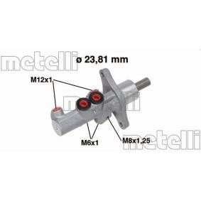 Comprar Cilindro principal de freno de METELLI 05-0719 a bajo precio de 100,37 €