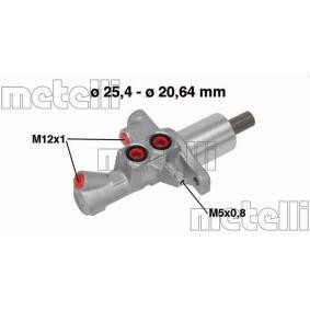 Comprar Cilindro principal de freno de METELLI 05-0748 a bajo precio de 89,41 €