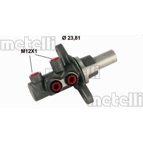 Achetez des Maître-cylindre de frein METELLI 05-0842 à prix pour 157,48 €