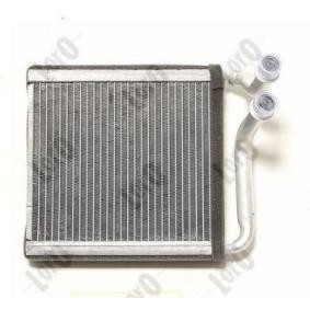 Acquista Scambiatore calore per riscaldamento abitacolo da ABAKUS 053-015-0012-B a buon mercato per soli 25,73 €