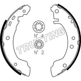 Achetez des Jeu de mâchoires de frein TRUSTING 067.184 à prix pour 63,20 €