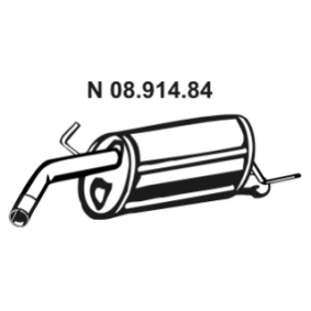 Endschalldämpfer 08.914.84