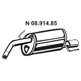 Endschalldämpfer 08.914.85