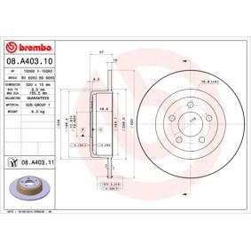 Comprar Disco de freno de BREMBO 08.A403.11 a bajo precio de 64,79 €