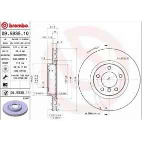 Bremsscheibe 09.5935.11